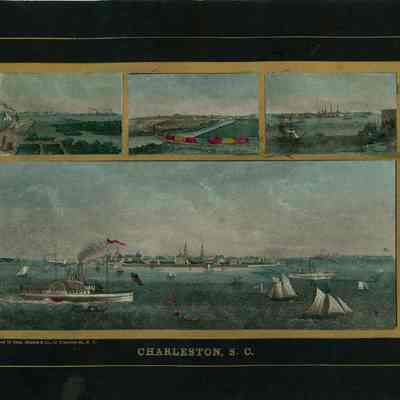 Charleston, S.C. [Four Views of Charleston Harbor]
