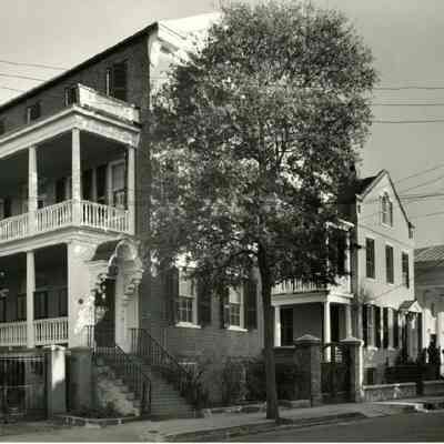 Looking East on Hasell Street from 52 Hasell Street [48-52 Hasell Street]