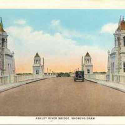 Ashley River Bridge, Showing Draw