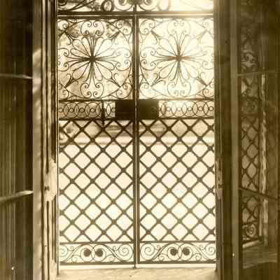 Unidentified Wrought Iron Door