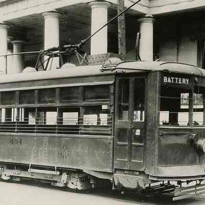 Trolley Car on Meeting Street