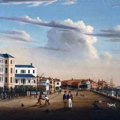 View Along East Battery
