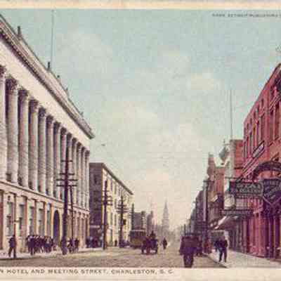 Charleston Hotel and Meeting Street, Charleston, S.C.