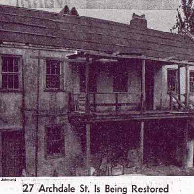 27 Archdale Street (German Friendly Society Kitchen)