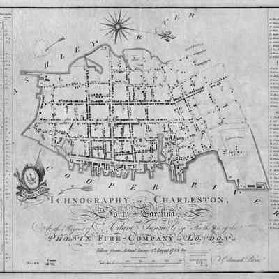 Ichnography of Charleston, South Carolina, 1790