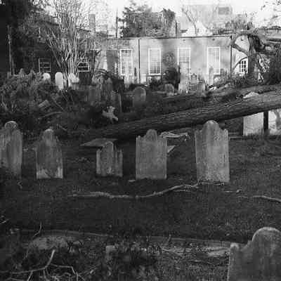 Church Graveyard After Hurricane Hugo