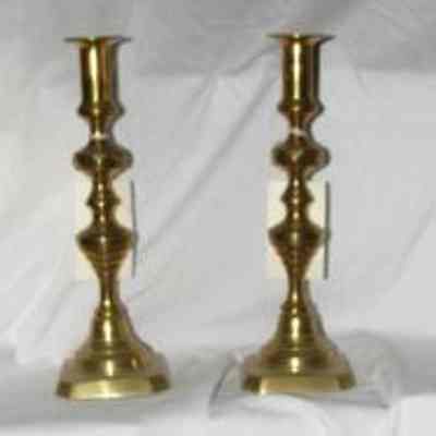 Pair of Brass Candlesticks