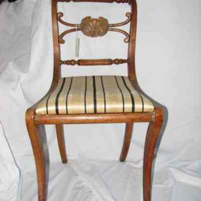 Pair of Regency Side Chairs (Bleached)