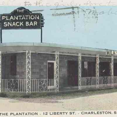 The Plantation Snack Bar - 12 Liberty St. - Charleston, S.C.