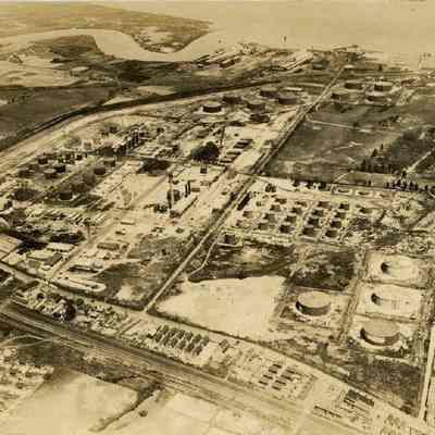 Aerial View of the Standard Oil Refinery