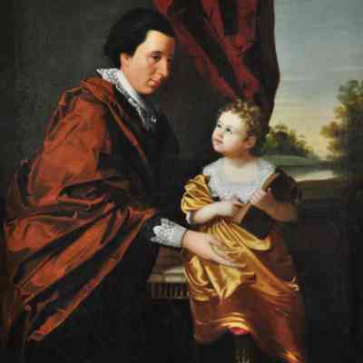 Portrait of Man and Child, Thomas Middleton of Crowfield and His Daughter, Mary Middleton Shoolbred