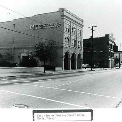 East Side of Meeting Street Looking South from Market Street
