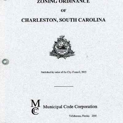 Zoning Ordinance of Charleston, South Carolina