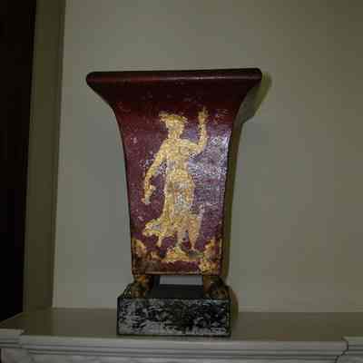 Pair of Toleware Urns