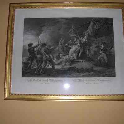 Engravings of Bunker Hill and Death of Gen Montgomery