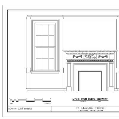 35 Legare Street [Interior Elevations]