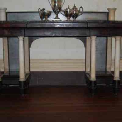 American Empire Sideboard with Columner Legs
