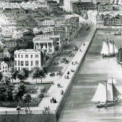 Bird's-Eye View of Charleston: High Battery