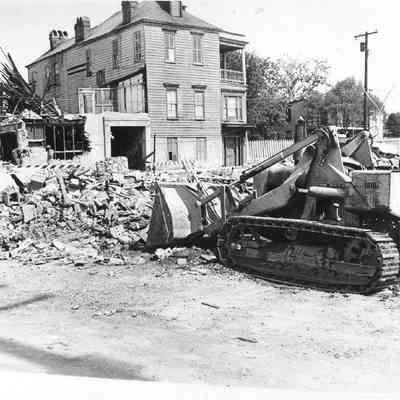28 Wall Street During Demolition