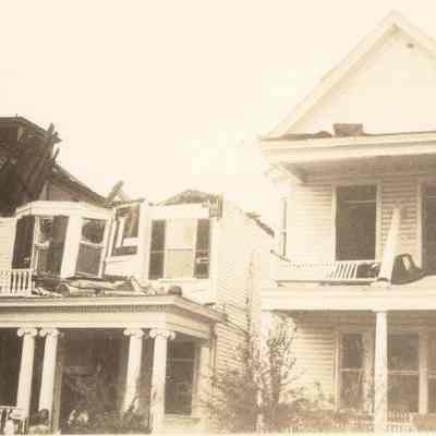 38-42 South Battery After the 1938 Tornadoes