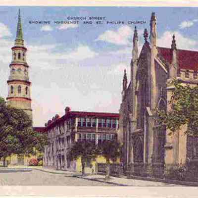 Church Street, Showing Huguenot and St. Philips Church