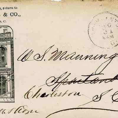 C.T. Lowndes & Co. Business Envelope with Engraving of 14 Broad Street