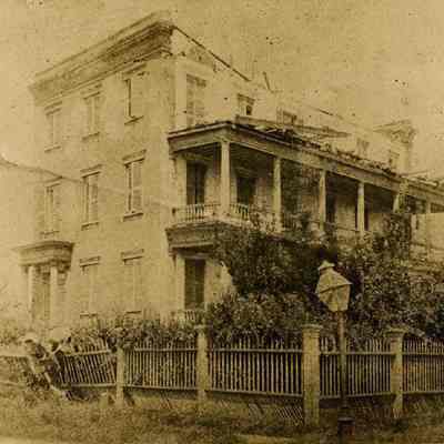 4 Gadsden Street After the Cyclone of 1885