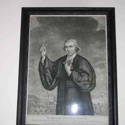 Mezzotint of the Rev William Percy