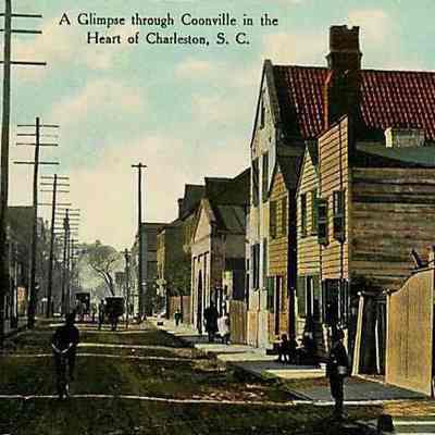 "A Glimpse Through Coonville in the Heart of Charleston" [Beaufain Street, 30-40 Block]