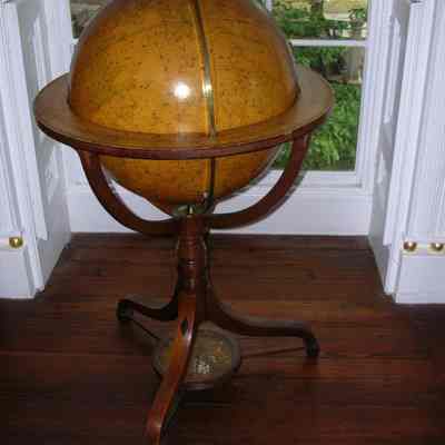 Pair of Globes on Stands