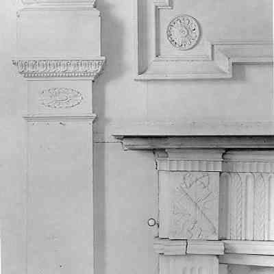 William Gibbes House Mantel Detail, Southwest Room, Second Floor