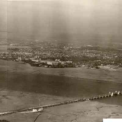 Aerial View of Charleston Peninsula, ca. 1957