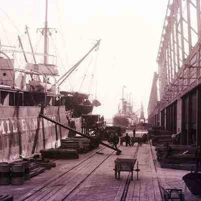 Views of the South Carolina Ports Authority Terminal Facilities