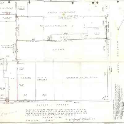 Plat of 284 Meeting Street