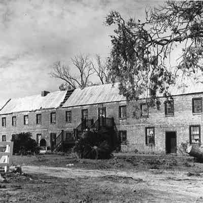 Boone Hall Plantation Gin House After Hurricane Hugo