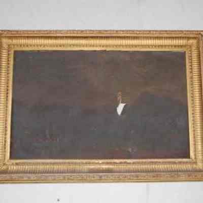 Oil Painting of Lake Como