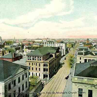 A Glimpse of Charleston Looking North from St. Michael's Church