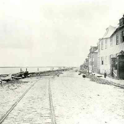 View South on East Bay Street After 1885 Cyclone