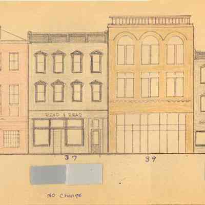Broad Street Beautification Plan: Facades Showing Proposed Paint Colors