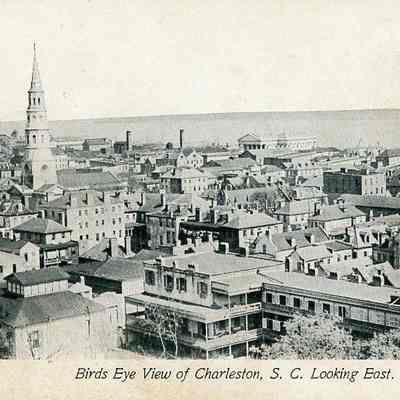 Birds Eye View of Charleston, S.C. Looking East