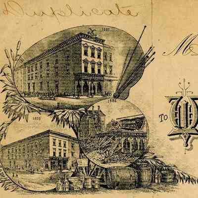Engraving of 205 East Bay Street: William M. Bird & Co. Invoice