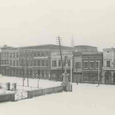 East Bay Street in the Snow