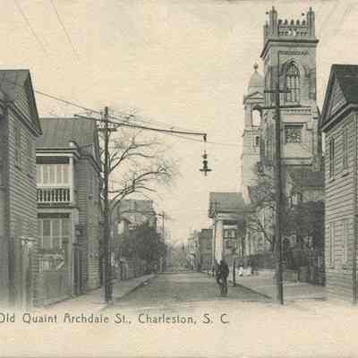 Old Quaint Archdale Street, Charleston, S.C.