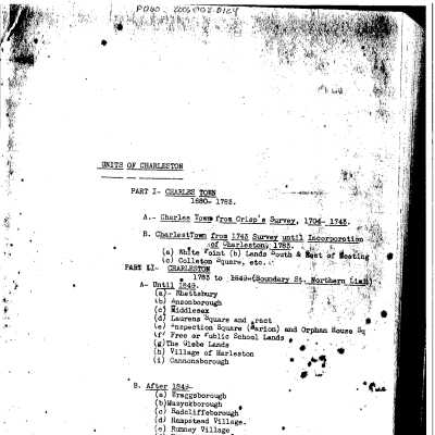 Units of Charleston