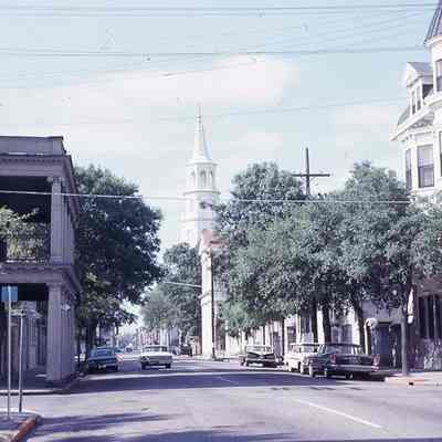 Looking North on Meeting Street from Tradd Street
