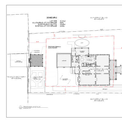 A Rehabilitation of 36 Murray Boulevard [pergola construction]