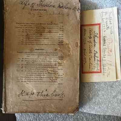 Book, the Life of Theodore Dehon
