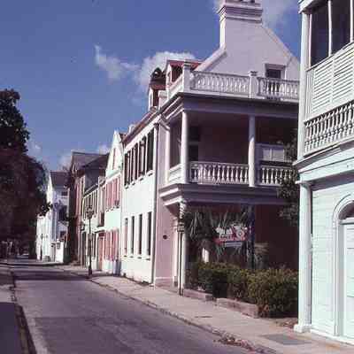 Looking West on St. Michael's Alley