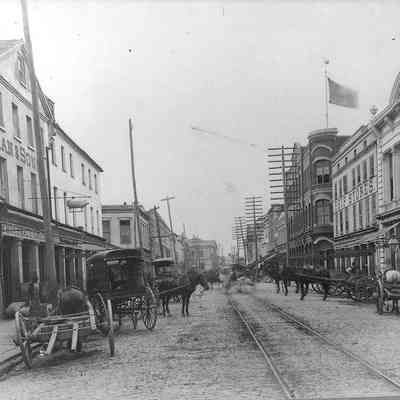 Looking South on East Bay Street from 172 /169 East Bay Street