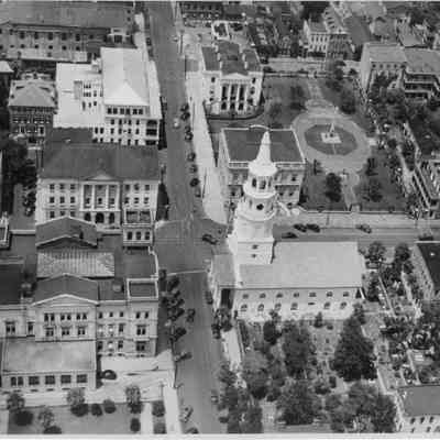 Aerial View of the Four Corners of Law